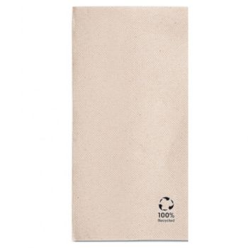 Serviette Double Point® 40x40cm pliage 1/8 Beige FEEL GREEN - 28 cartons de 1200 unités