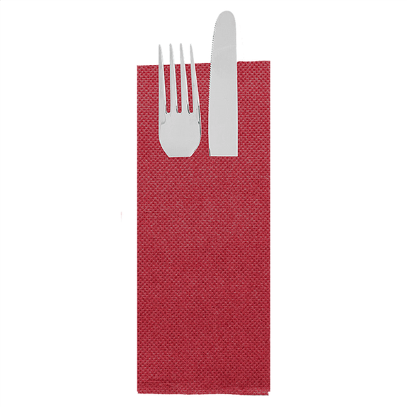 Serviette Kangourou Double Point® 33x40cm Bordeaux - Carton de 1400 unités