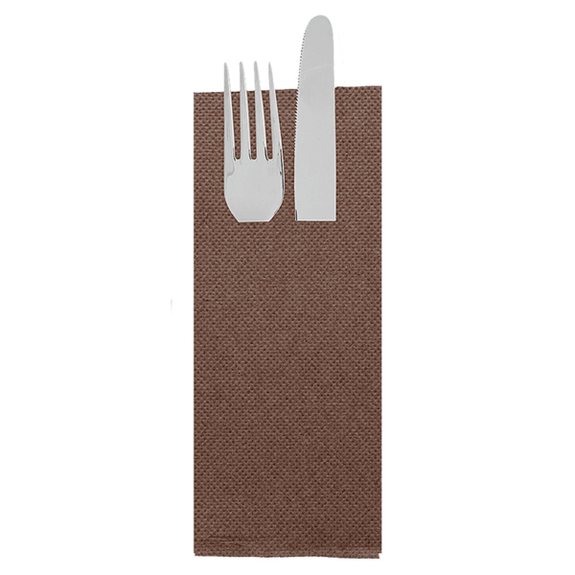 Serviette Kangourou Double Point® 33x40cm Chocolat - Carton de 1400 unités