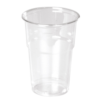 Pot RPET transparent 25/30 cl - Paquet de 50 unités