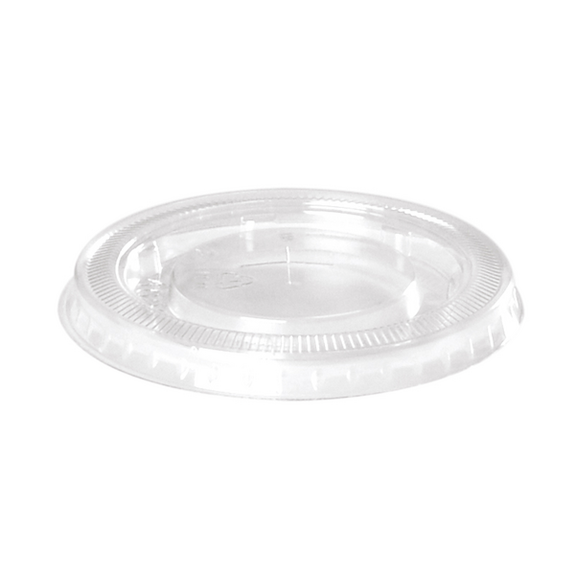 Couvercle plat avec croisillon en APET transparent 7.8 cm - Carton de 1250 unités