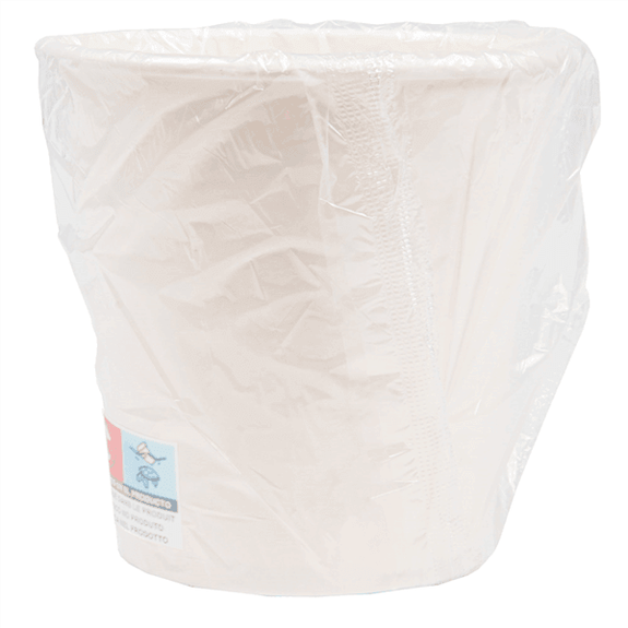 Gobelet  en carton emballé individuellement 240 ml - Paquet de 50 unités