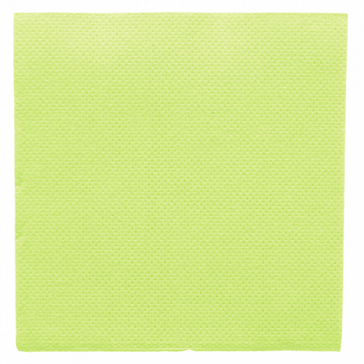 Serviette Double Point® 20x20cm cocktail VERT ANIS PASTEL - 7 cartons de 2400 unités