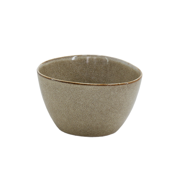 Bol triangulaire 680 ml STONEWARE TERRE 15 x 8.3 cm- 30 unités (5 paquet de 6 unités)