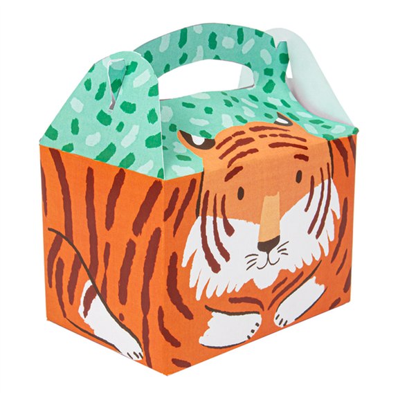 Boite pour les enfants - Modèle Tigre - pour vente à emporter 15.5x10.5x17.5(h) cm - carton de 300 unités