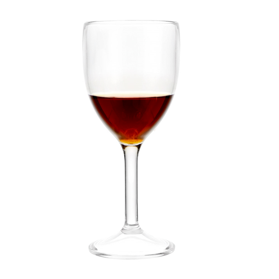 Lot De 6 Verres à Vin Réutilisables SECO 265 Ml - Incassables Polycarbonate Transparent