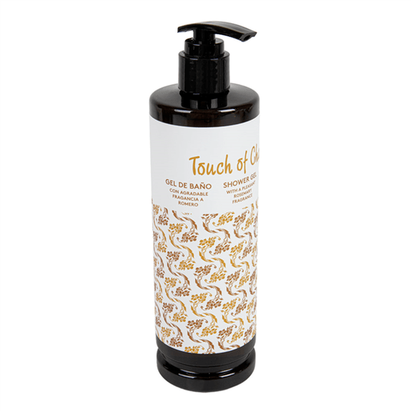 Gel douche en flacon pompe Touch of charm 400ml - Carton de 20 unités