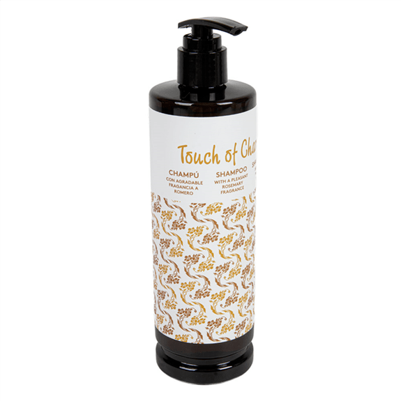 Shampooing en flacon pompe Touch of charm 400ml - Carton de 20 unités