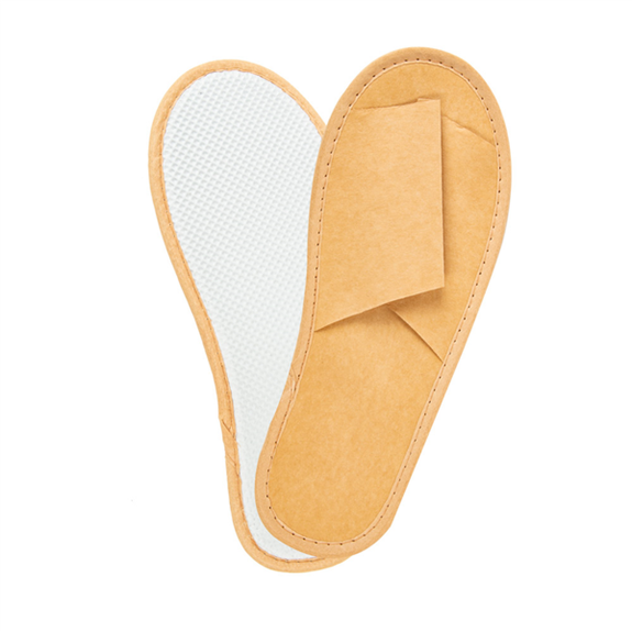 Chausson en Kraft avec semelle EVA 28x11cm - Carton de 50 paires