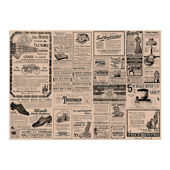 Set de table 31x43cm TIMES recyclé - Carton de 1000 unités