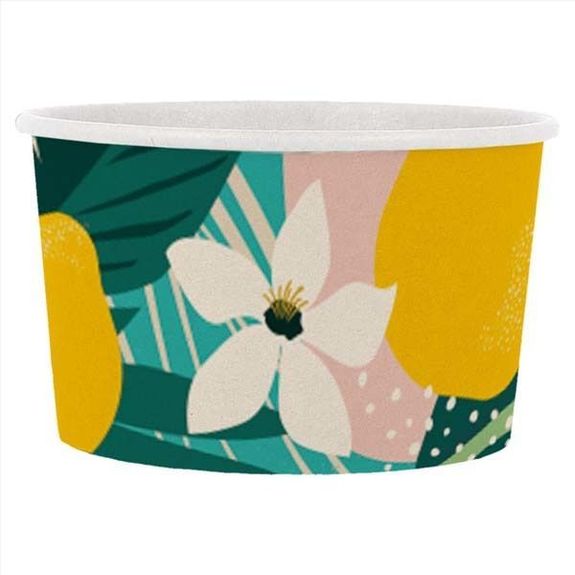 Pot à glace en carton TROPICAL 300 ml - carton de 2000 unités