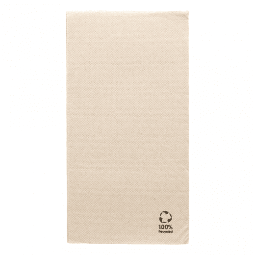 Serviette Double Point® 30x40cm pliage 1/6 Beige FEEL GREEN - 28 cartons de 1800 unités