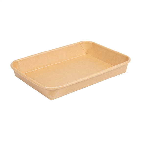 Barquette KRAFT pour sushi 18.5 x 12.9 x 2.4 cm - carton de 600 unités