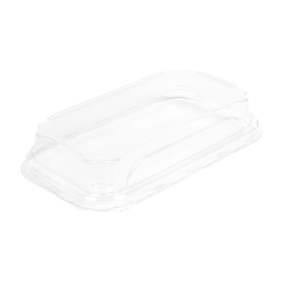 Couvercle en PET pour barquette KRAFT pour sushi 16 x 9.1 x 3.2 cm - carton de 800 unités