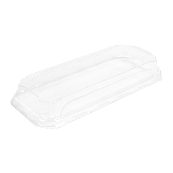 Couvercle en PET pour barquette KRAFT pour sushi 22.1 x 9.1 x 3.2 cm - carton de 600 unités
