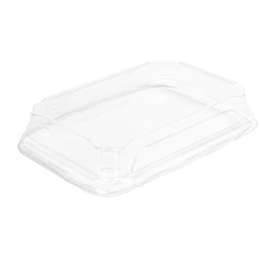 Couvercle en PET pour barquette KRAFT pour sushi 16.5 x 11.5 x 3.2 cm - carton de 600 unités