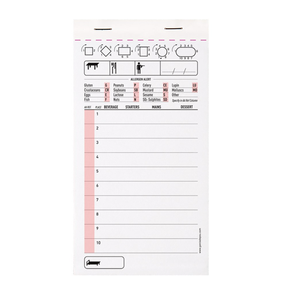 Bloc commande dupli 50x2 feuilles 10x19 cm - Carton de 100