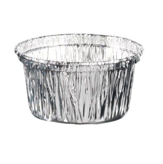 Ramequin en aluminium - 85 cc - 7.4 x 3.3 (h)cm - Carton de 1000 unités