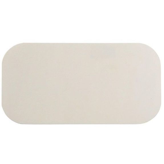 Couvercle pour barquette en aluminium bord droit 1500 cc - 24.5x12.5cm - 800 unités