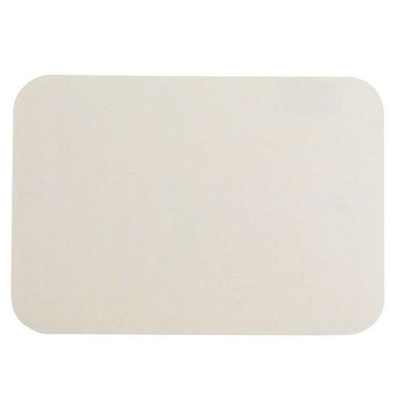 Couvercle pour barquette en aluminium bord droit 430/500 cc - 14x11.5cm - 1000 unités