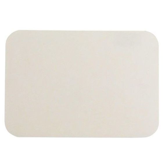 Couvercle pour barquette en aluminium bord droit 950 cc -21.5x15cm - 1000 unités