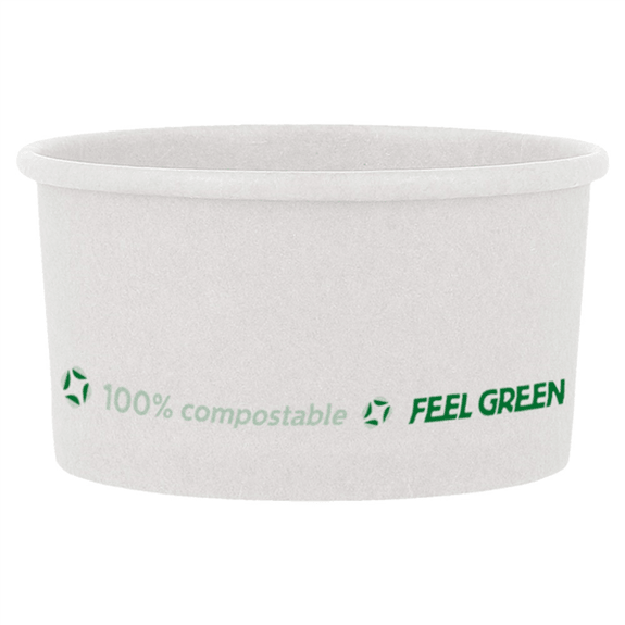 Pot à glace en carton 100% BIODEGRADABLE 70 ml - carton de 2000 unités