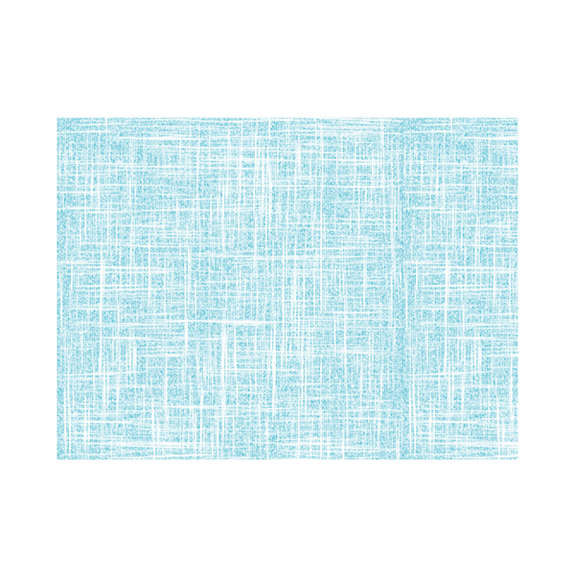 Set de table 35 x 50 cm Spunbond texture imprimée TURQUOISE - carton de 800 unités
