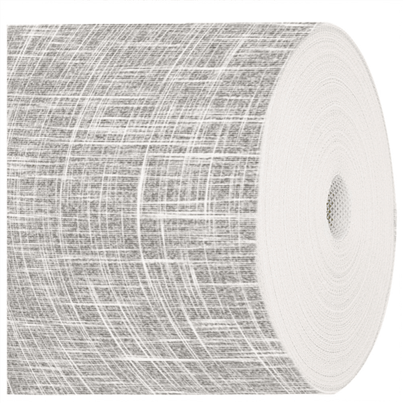 Chemin de table Spunbond Texture imprimée GRAPHITE - carton de 6 rouleaux de 48 m prédécoupés en segments de 40 x 120 cm