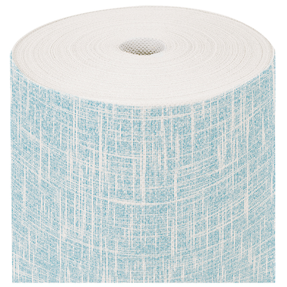 Nappe Spunbond texture imprimée TURQUOISE - rouleau de 1.20 x 50.40 m prédécoupé tous les 120 cm