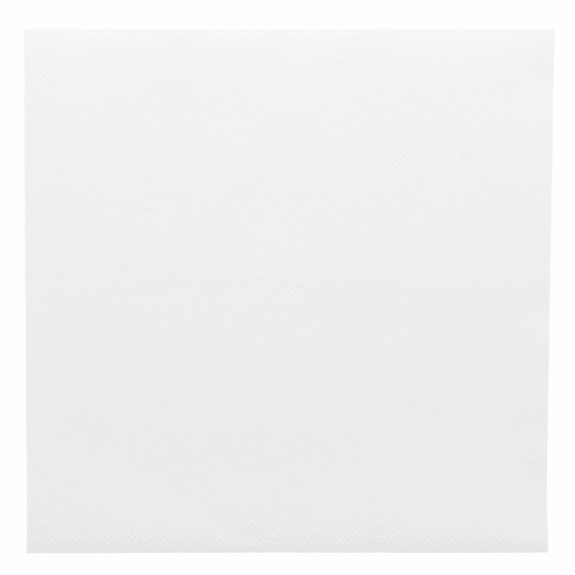 Serviette Soft voie sèche 40x40 cm BLANCHE 55g/m² - Paquet de 50 unités