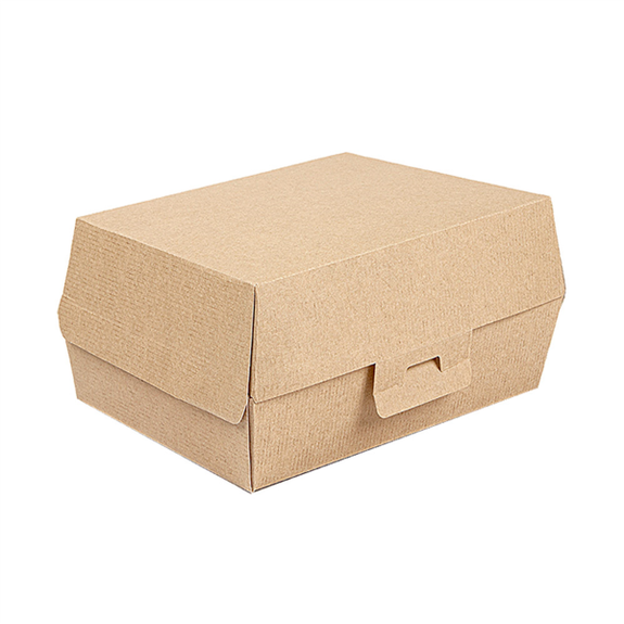 Lunch Box en carton nano-micro Marron 22x13.5x9 cm - carton de 300 unités