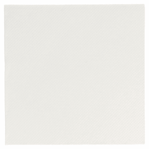 Serviette Double Point® 20x20cm cocktail BLANCHE - Paquet de 100 unités