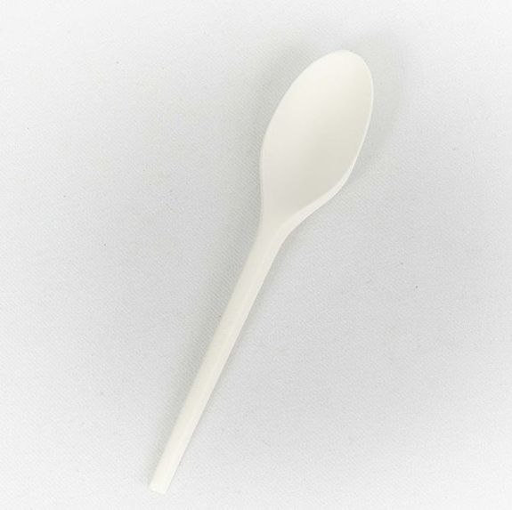 Cuillère compostable et biodégradable en CPLA 16.8 cm - paquet de 50 unités