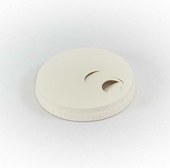 Couvercle BLANC en carton pour gobelet 18 et 21 cl - paquet de 50 unités