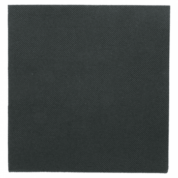 Serviette Double Point® 33x33cm NOIRE -Paquet de 50 unités