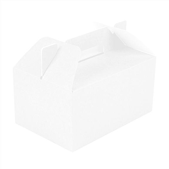 Boite blanche en carton pour vente à emporter ThePack 24.5 x 13.5 x 12 cm - carton de 100 unités