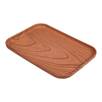 Plateau fast food 17 x 23.9 cm imitation BOIS