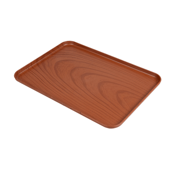 Plateau fast food 26.6 x 38 cm imitation BOIS