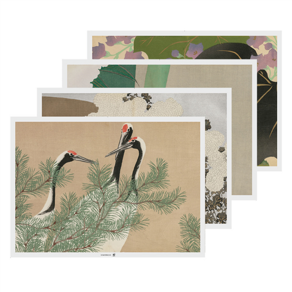 Set de table 31x43cm ASIE - Carton de 2000 unités - Assortiment de 4 modèles