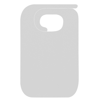 Bavoirs grande taille BLANC en Spunbond - Paquet de 100 unités