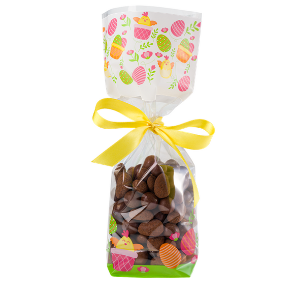 Sachet avec fond PP POUSSINS 100 x 220 mm - carton de 1000 unités