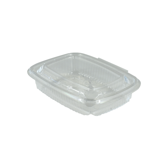 Barquette translucide 600 ml avec couvercle - carton de 400 unités