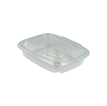 Barquette translucide 600 ml avec couvercle - carton de 400 unités