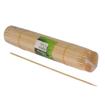 Pique à brochettes en bois 25 cm - 50 pack de 200 unités