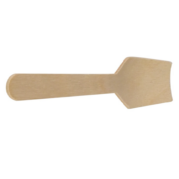 Petite cuillère à glace en bois 9.5 cm - Carton de 5000 unités