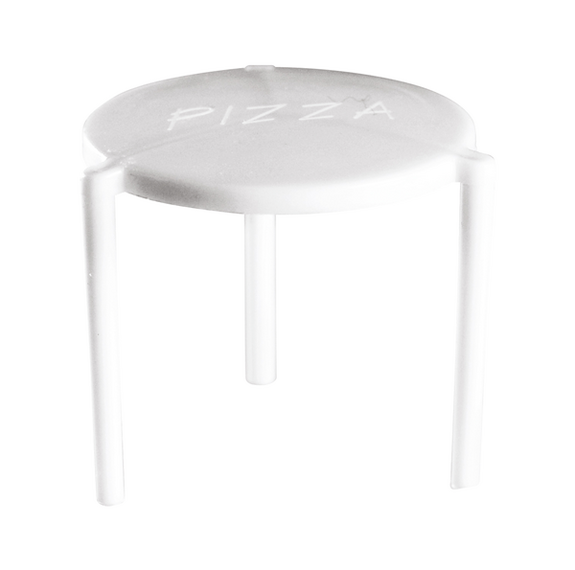 Trépied à pizza en plastique blanc 3.8 cm - Carton de 1000 unités