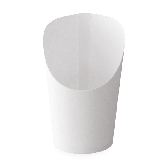 Pot Wrap blanc en carton 165 ml double pelliculage - carton de 1200 unités