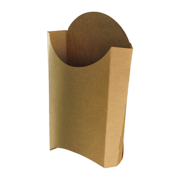 Pochette à frites LARGE en carton 180 ml  - Carton de 1000 unités