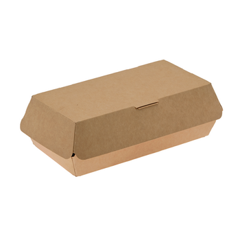 Coque Panini en carton KRAFT 24x13.7x7.5 cm - carton de 300 unités