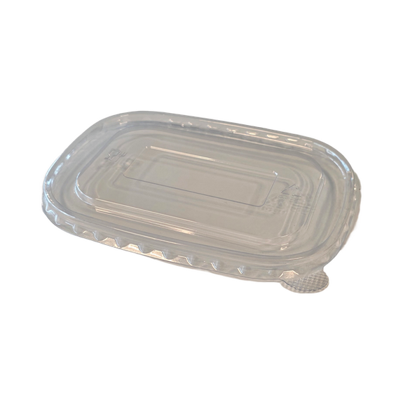 Couvercle en PET pour bac rectangulaire pour glaces - Carton de 300 unités